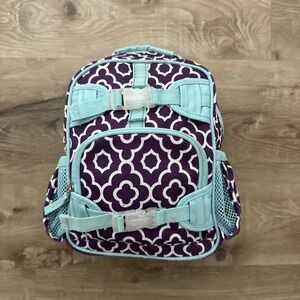 pottery barn kids mini backpack Purple And Teal Geo print